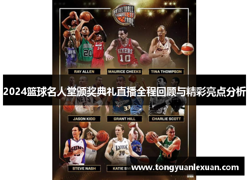 2024篮球名人堂颁奖典礼直播全程回顾与精彩亮点分析