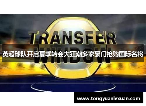 英超球队开启夏季转会大狂潮多家豪门抢购国际名将